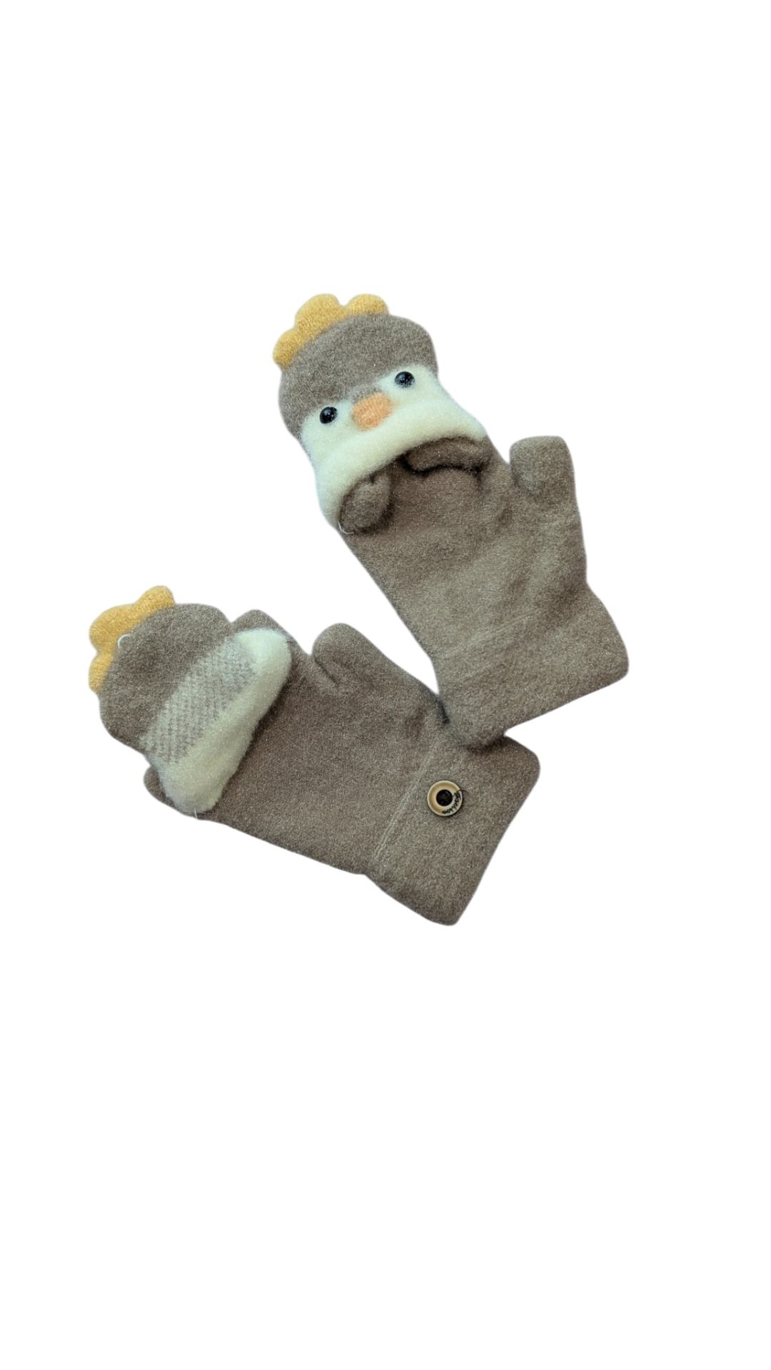 Unbranded Gloves, Light Brown w Chicken Head, Small