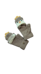 Unbranded Gloves, Light Brown w Chicken Head, Small