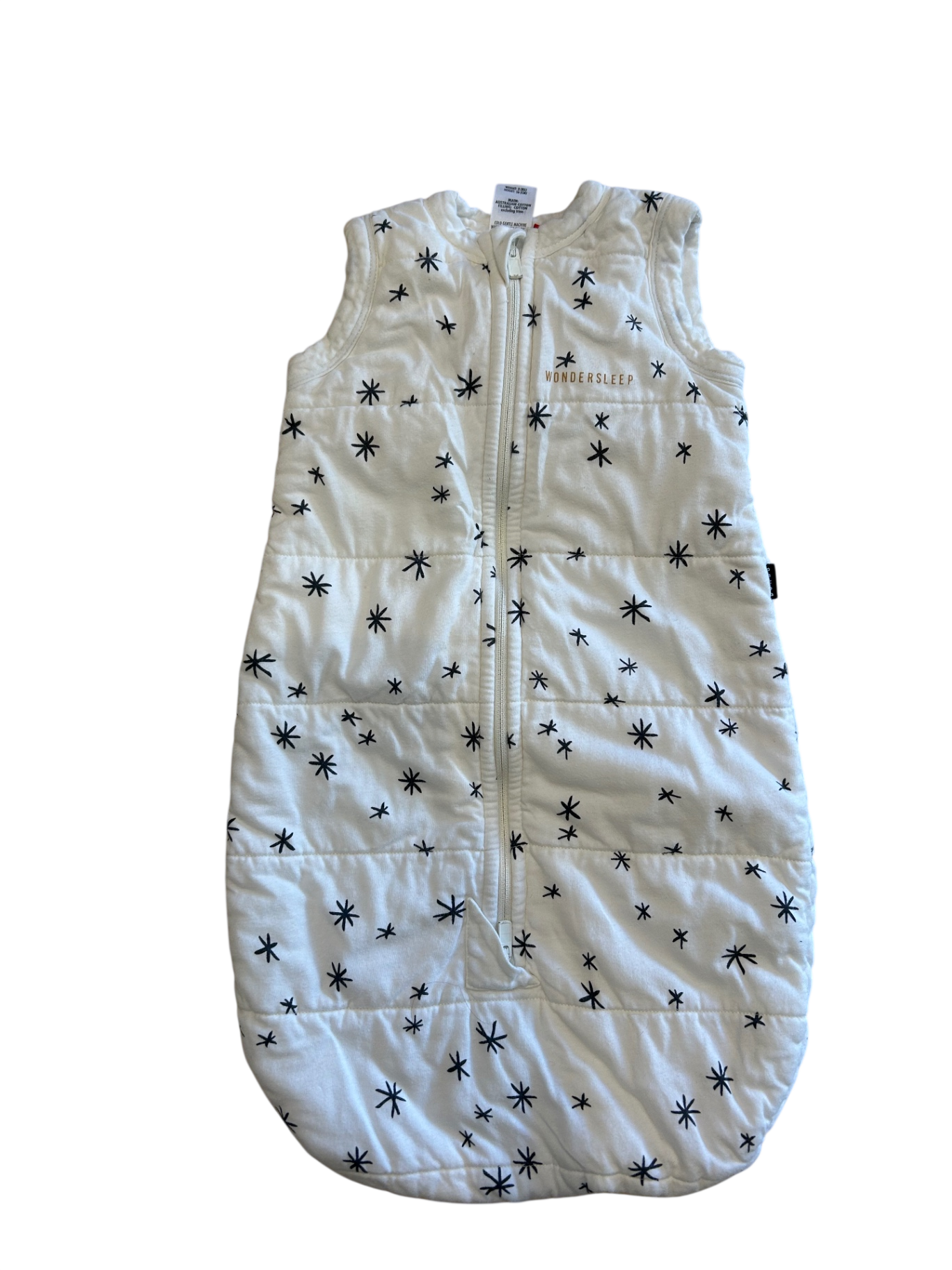 Bonds Sleeping Bag, White with black, 0000