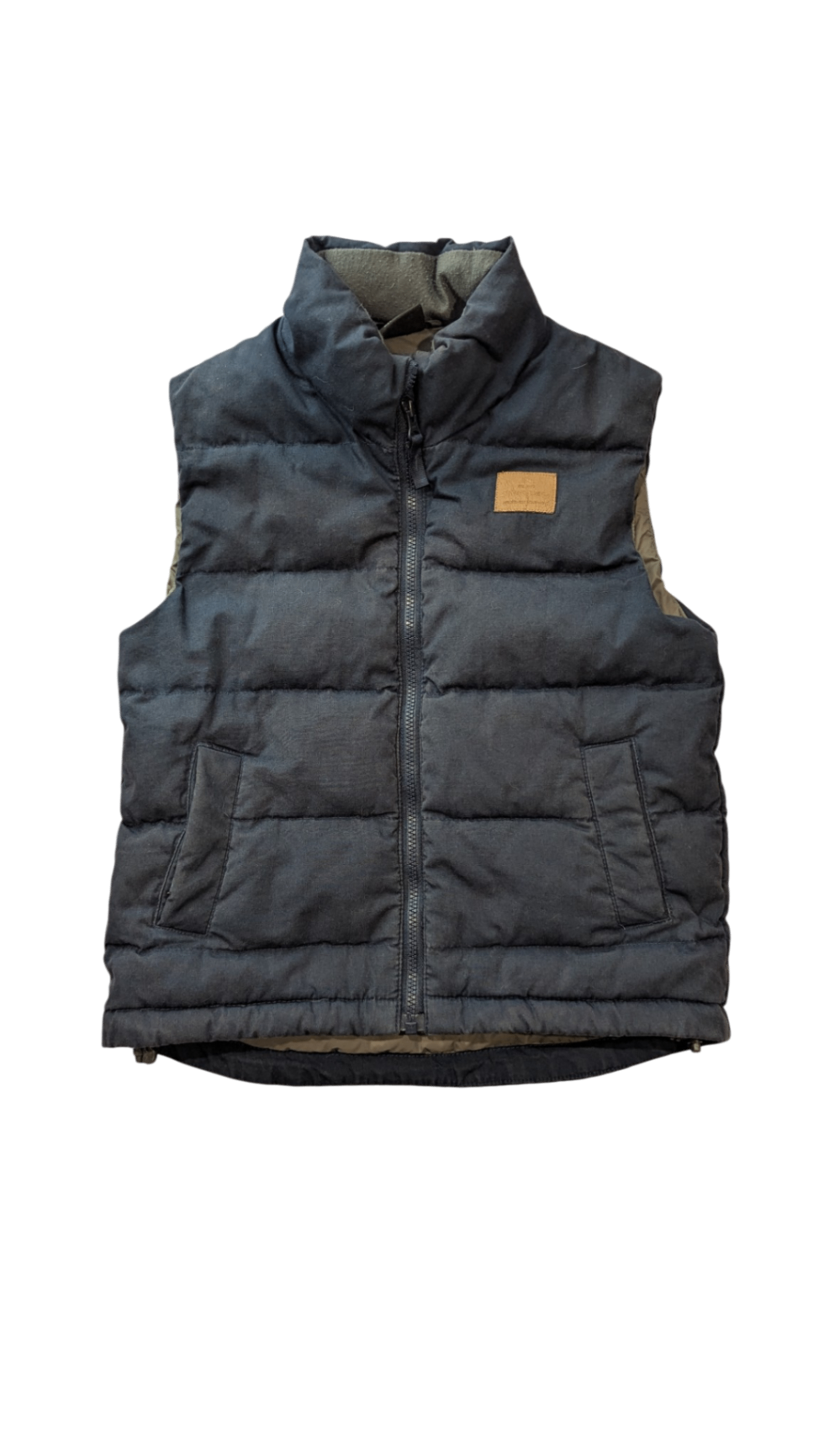 Macpac Puffer Vest, Washed Navy, 4