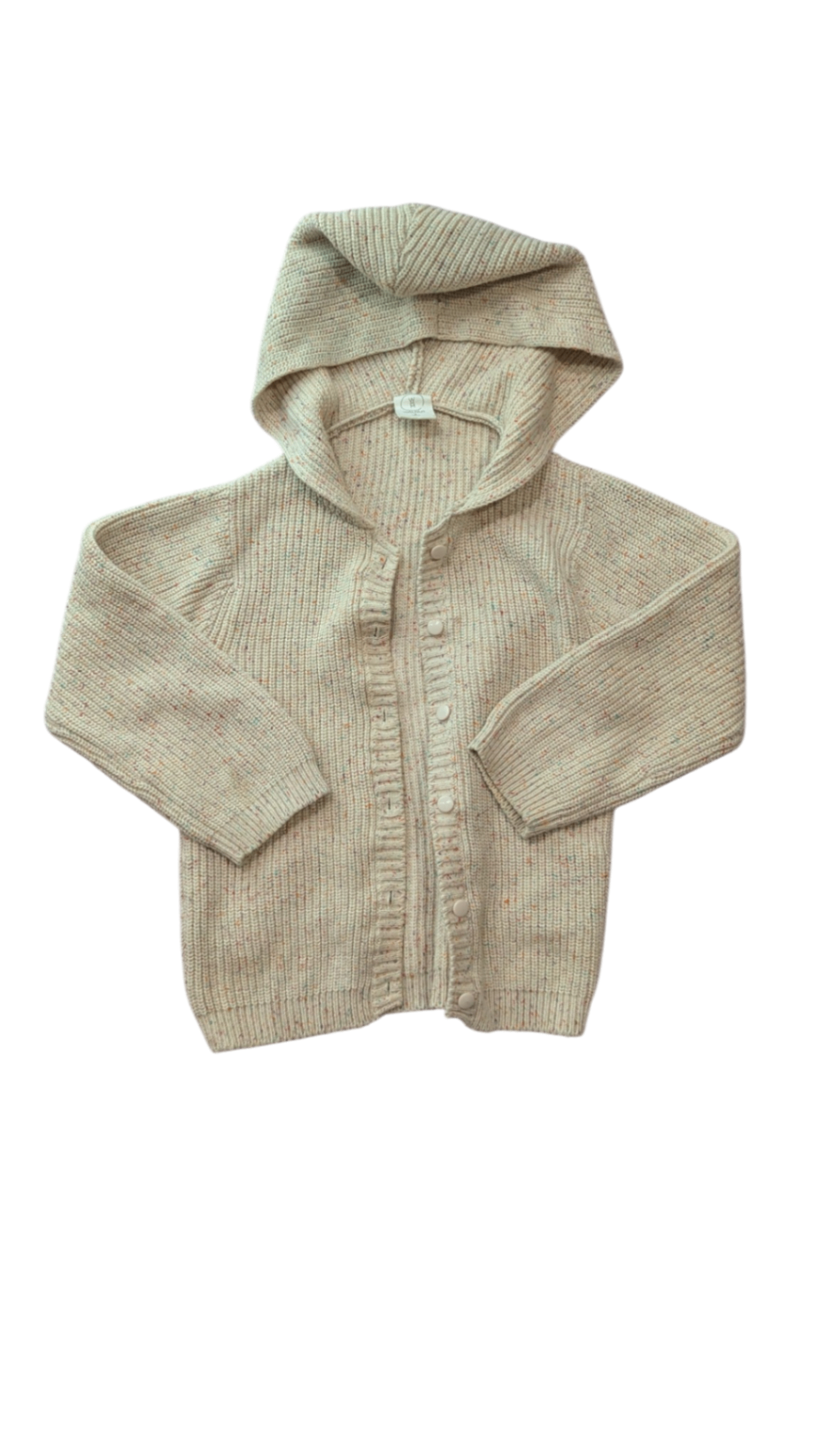 Walnut Cardigan, Beige, 3