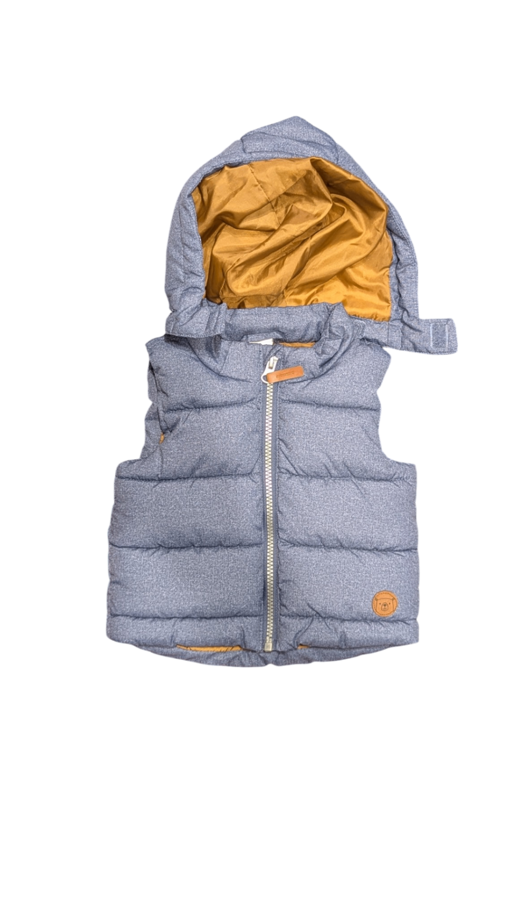 H&M Puffer Vest, Denim Blue, 6M