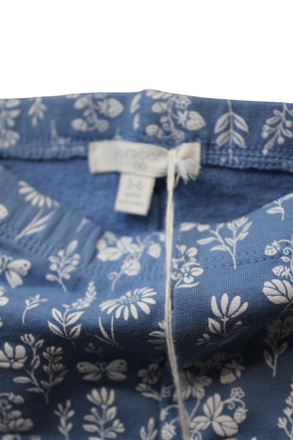 Purebaby Leggings, Blue, 3-6 months