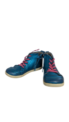 Bobux Shoes, Metallic Blue w Pink Laces, EUR 31