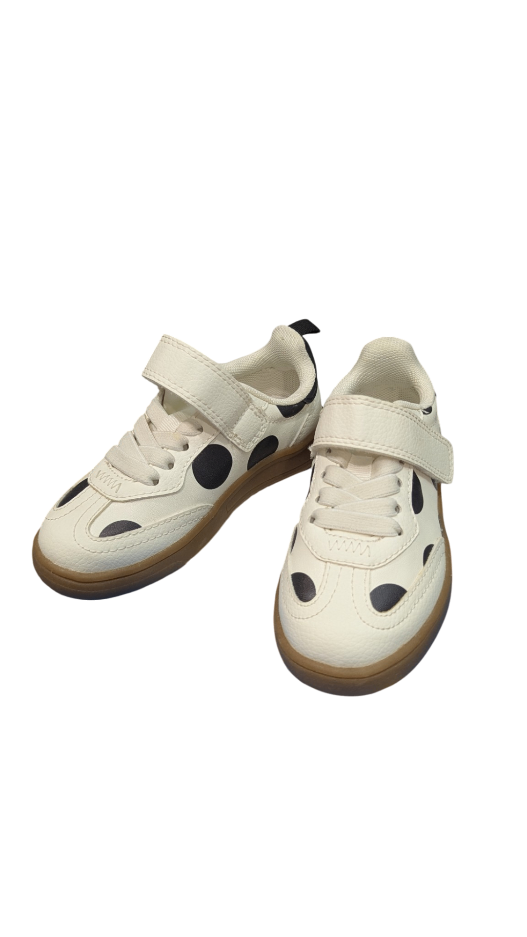 H&M Shoes, White w Black Polka Dots, US 7.5/EUR 24