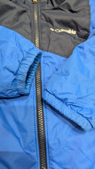 Columbia Puffer Jacket, Blue and Navy, 3