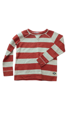 Country Road Jumper, Red White Stripes, 6