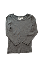 Superfit Long-Sleeve T-Shirt, Dark Grey Stripes, 6-7Y