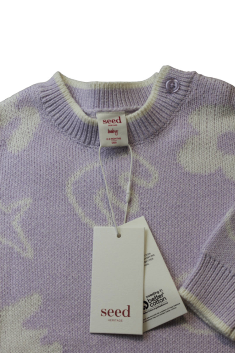 Seed Heritage Jumper, Lavender, 000