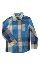 Esprit Shirt, Blue Check, 6-7