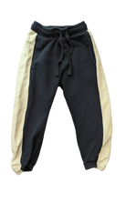 Nununu Pants, Navy blue and cream, 4-5Y