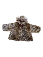 Bearington Baby Collection Coat, Brown and beige leopard print, 0