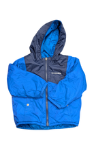 Columbia Puffer Jacket, Blue and Navy, 3