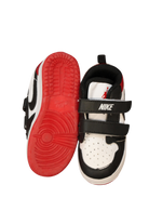 Nike Air Jordan Sneakers, Black, white and red, 24