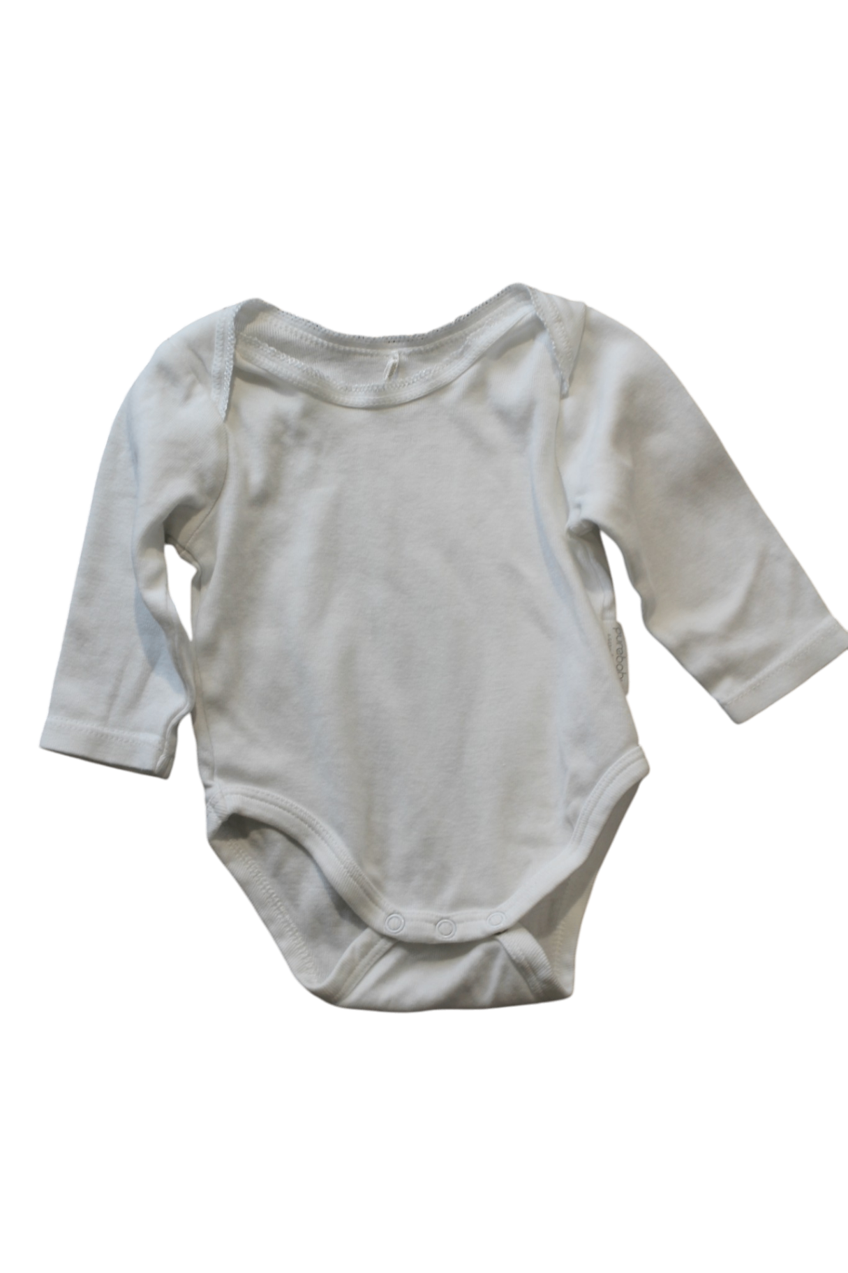 Purebaby Bodysuit, White, 000
