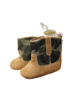 Rising Star Soft Soles, tan/camo, 9-12M