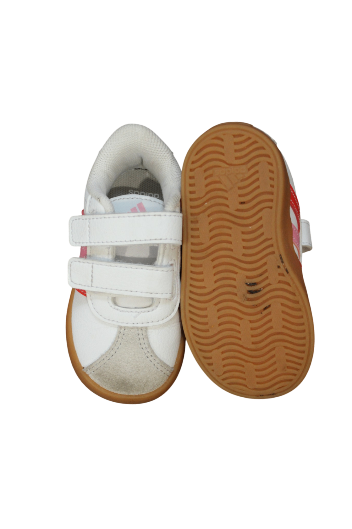 Adidas Sneakers, White/pink, US 5/EUR 21
