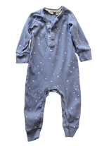Purebaby Jumpsuit, Blue, 0