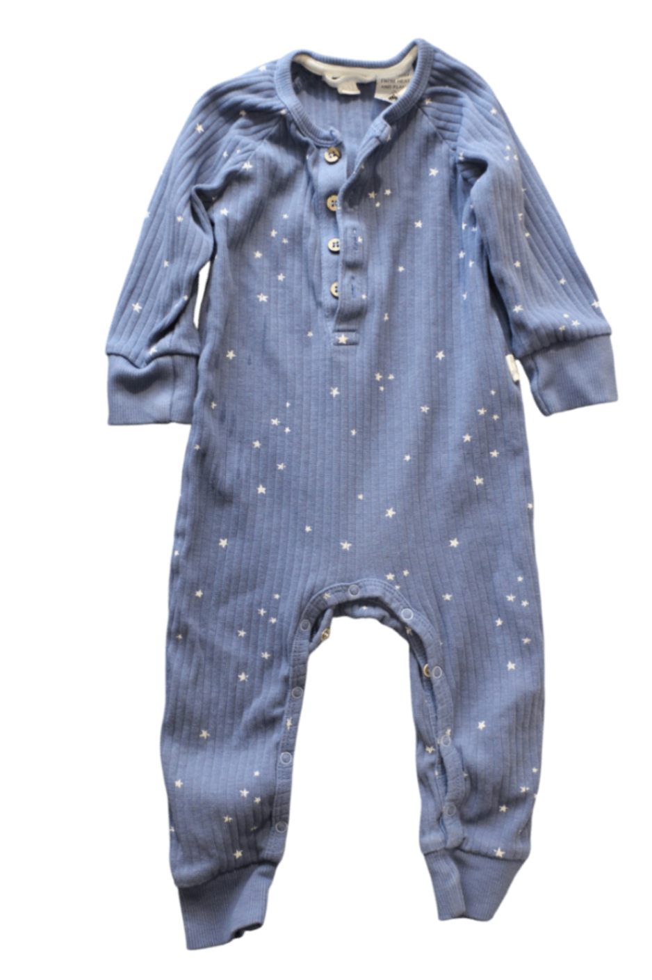 Purebaby Jumpsuit, Blue, 0