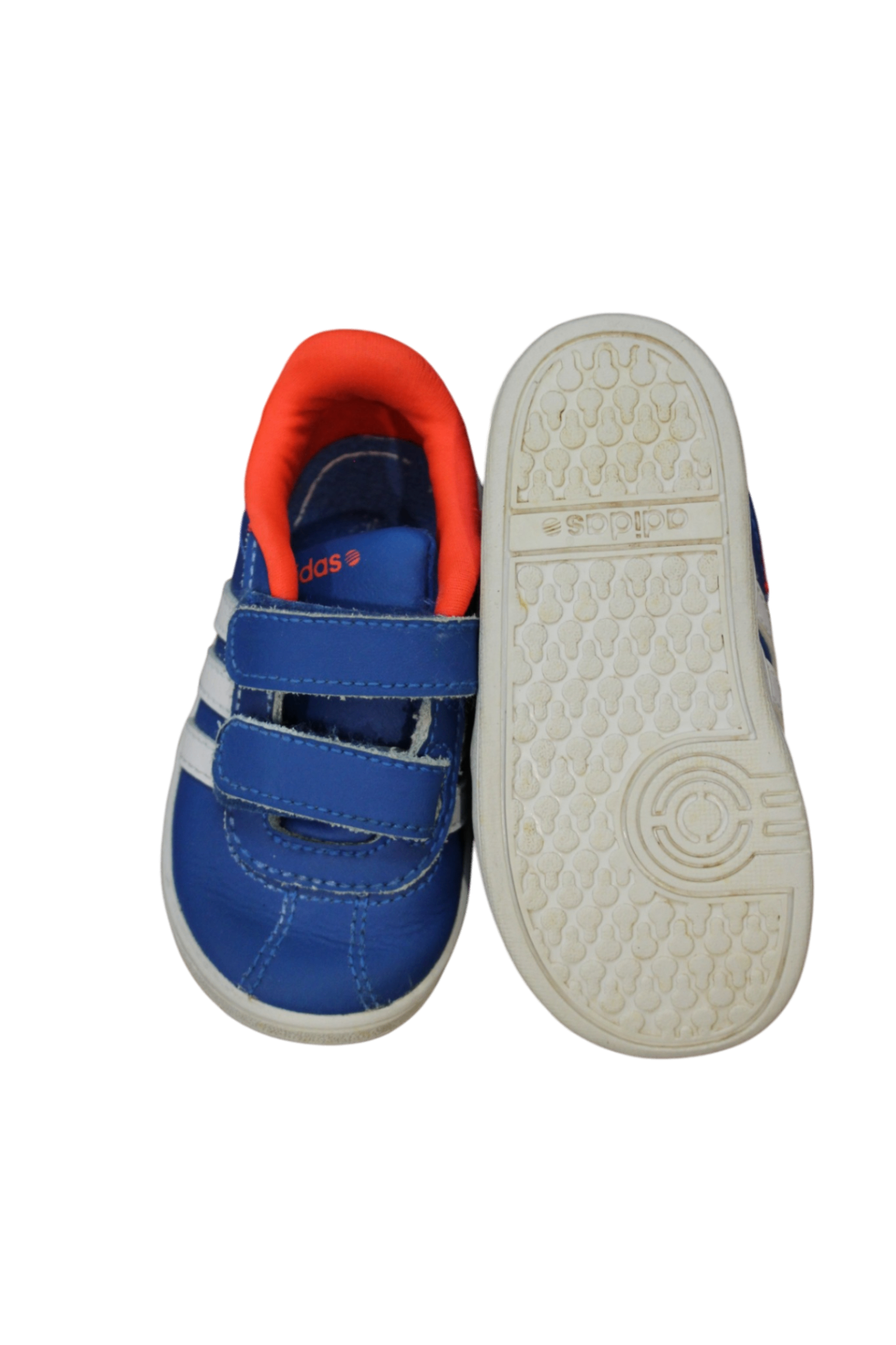 Adidas Sneakers, Blue/fluro, US 5.5/EUR 21