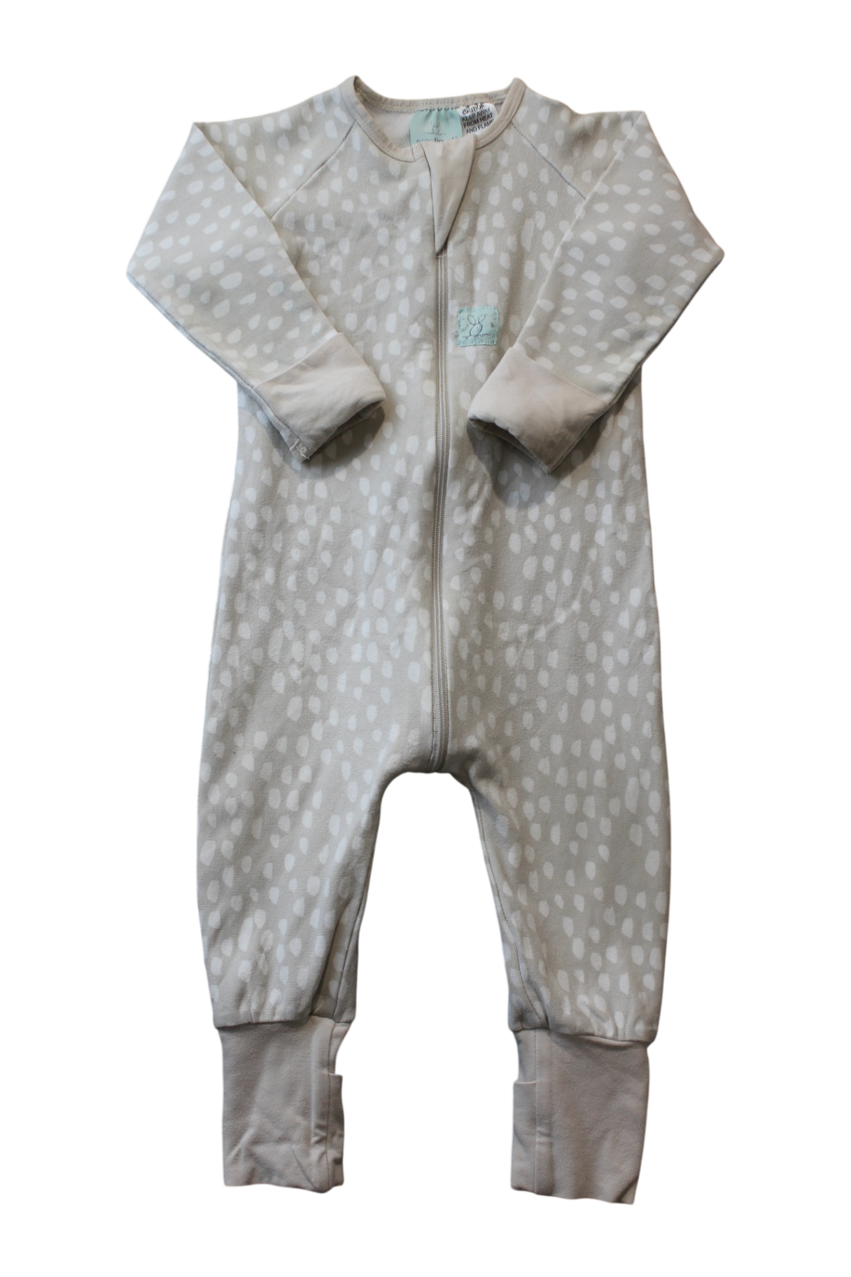 ergoPouch Jumpsuit, Beige with white spots, 0
