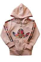 Adidas Zip-Up Hoodie, Pink, 2