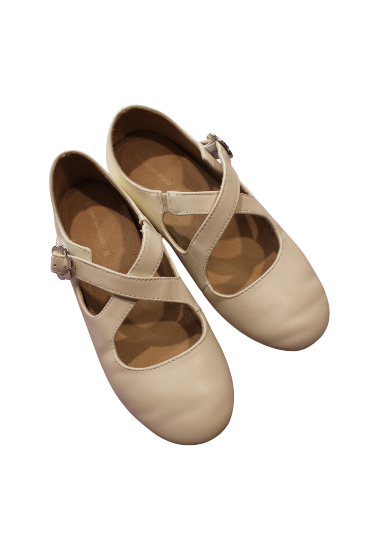 Country Road Shoes, Cream, US 4/EUR 36