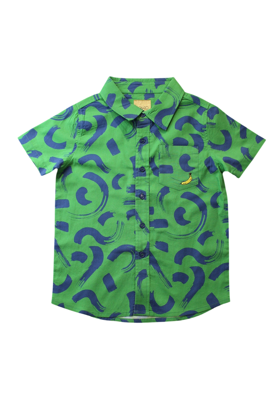 Kip&Co Shirt, Green and blue, 5