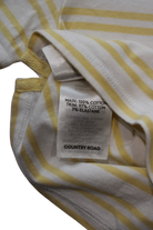 Country Road T-Shirt, White and yellow, 18-24 months