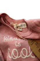 Rabbit Bear Organic Tracksuit Set, Pink and Cream, 3-6M