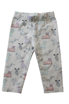 Walnut Leggings, Pale pink with dogs, 00