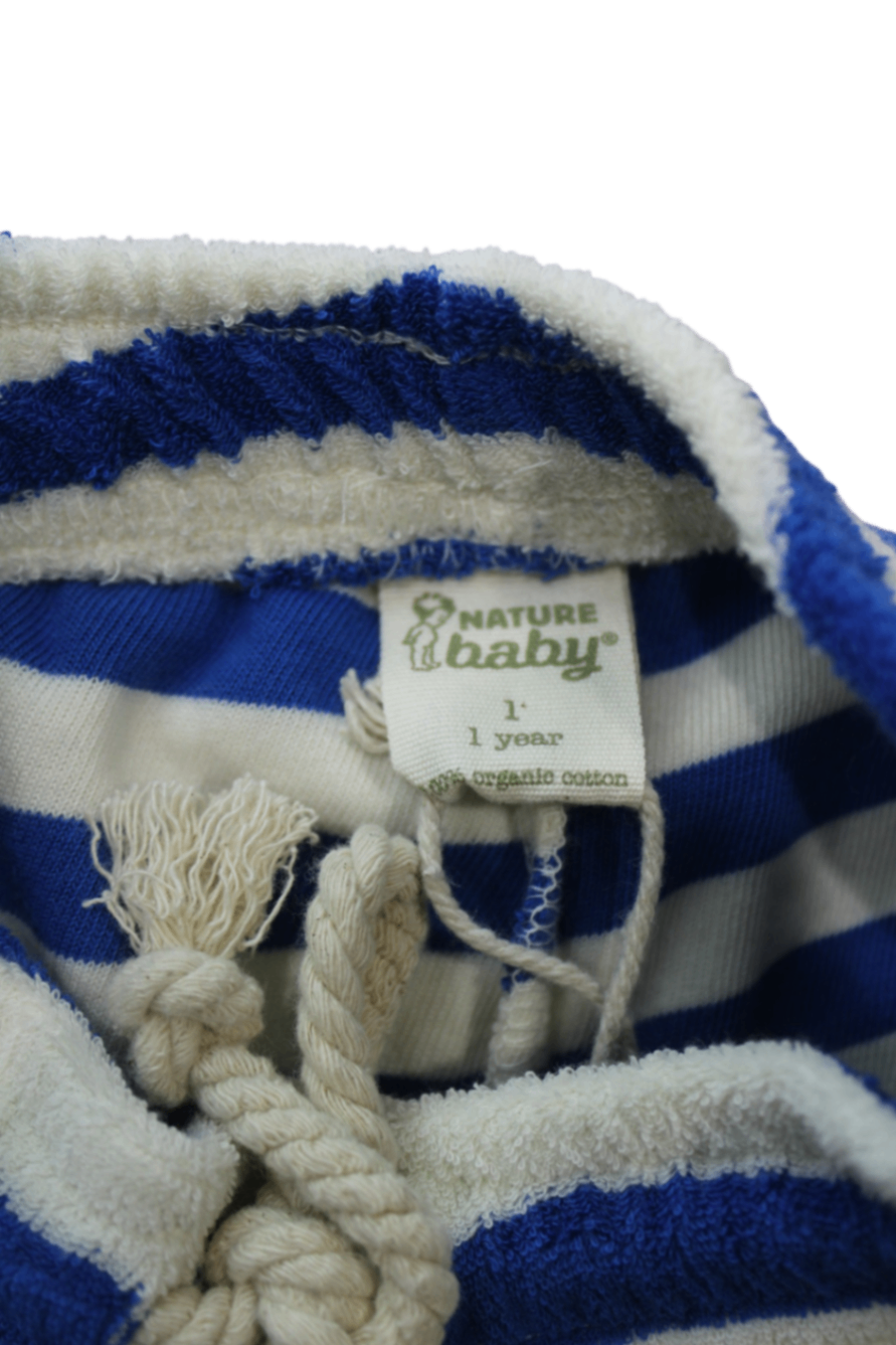 Nature Baby Shorts, Blue and White, 1