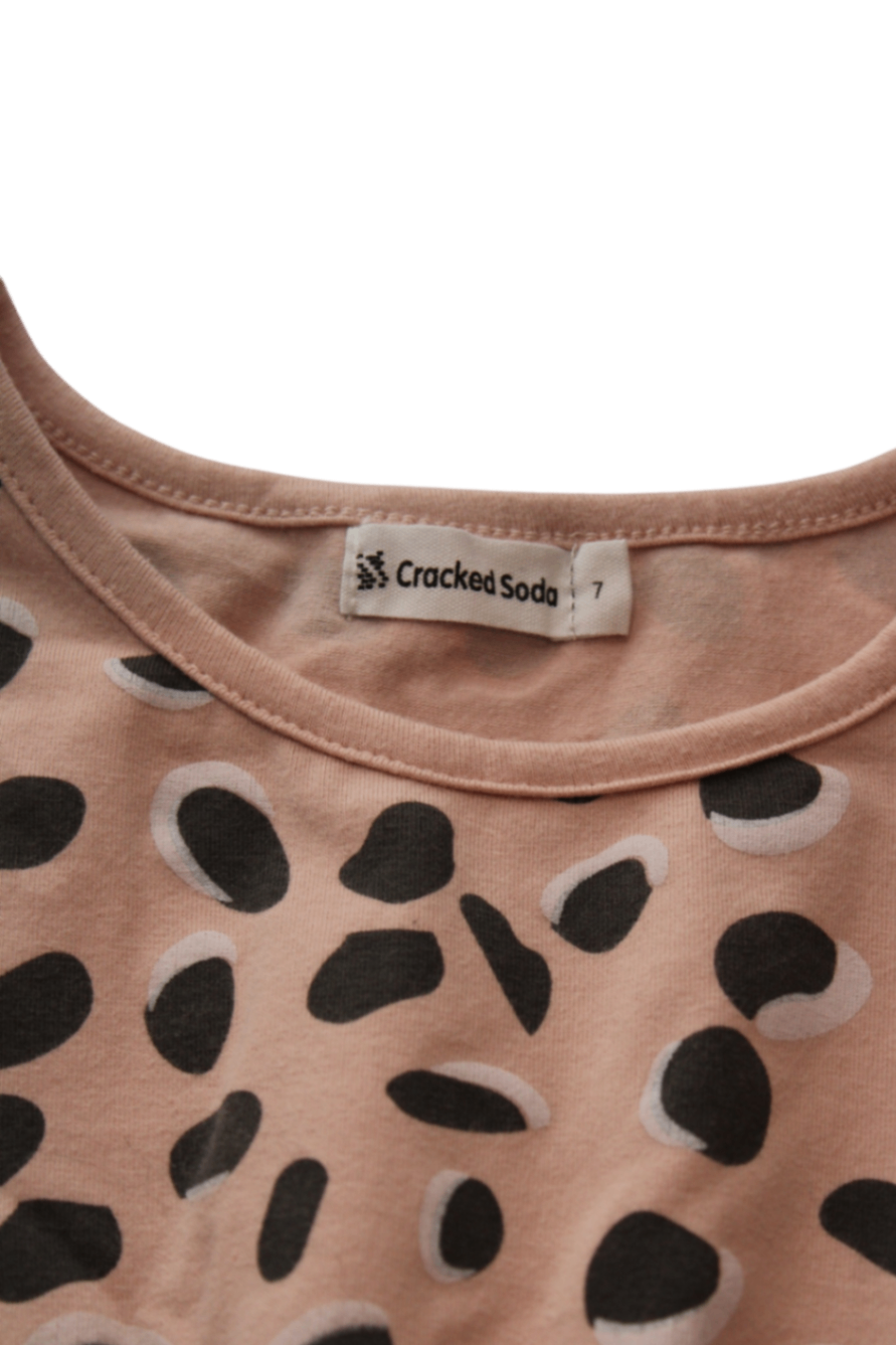 Cracked Soda Dress, Pink, grey and black, 7
