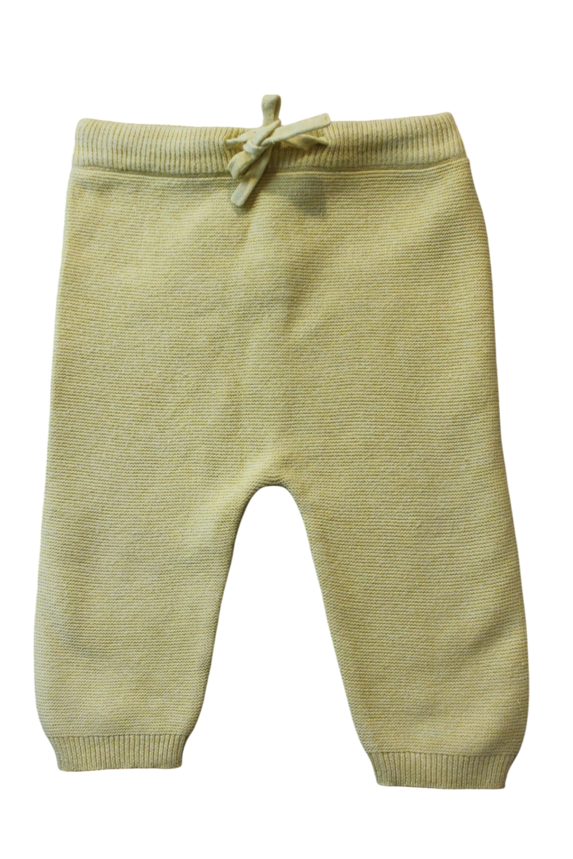 Purebaby Knit Pants, Yellow, 000