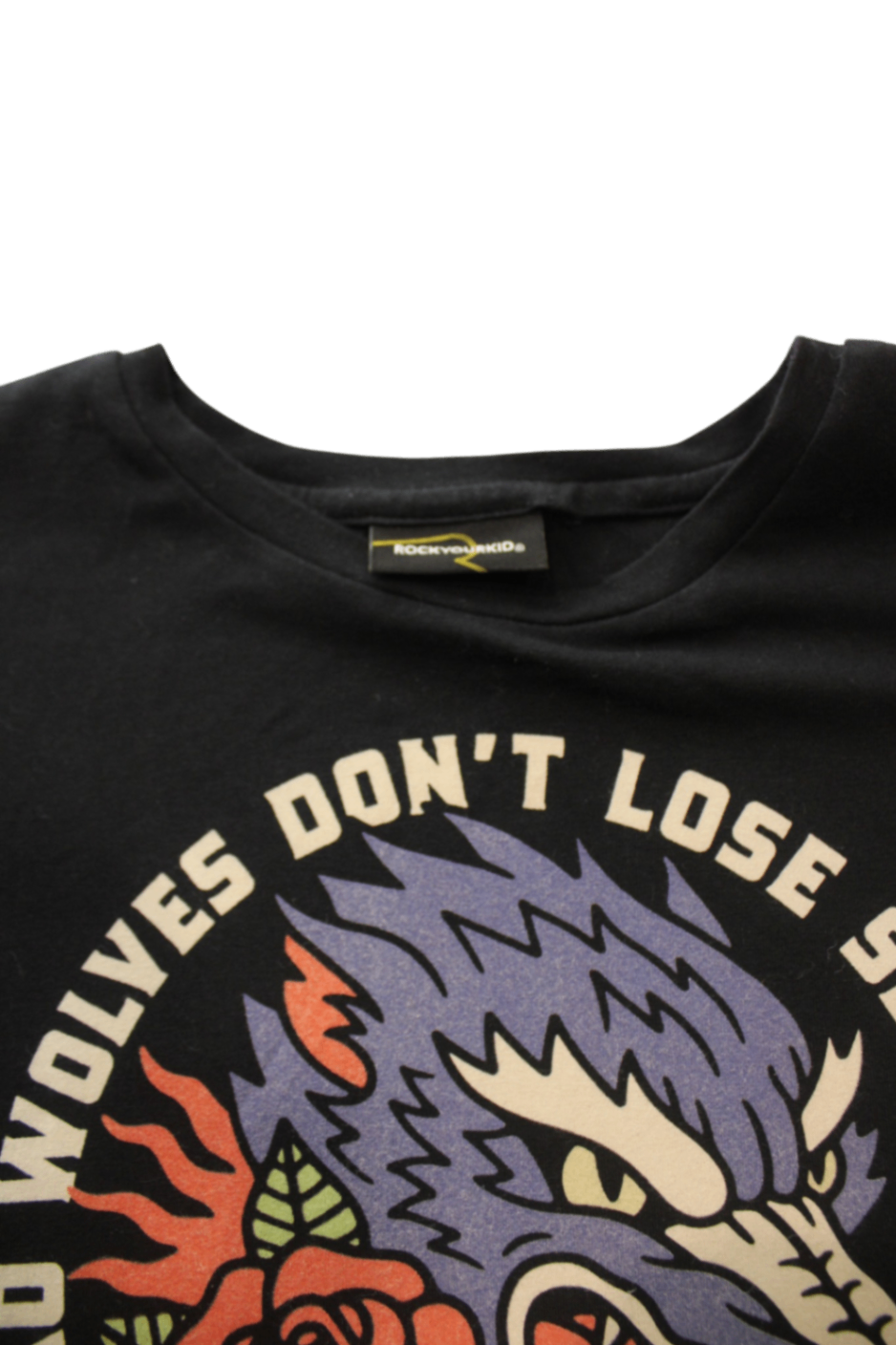 Rock Your Kid T-Shirt, Black, 10