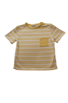 Country Road T-Shirt, White and yellow, 18-24 months