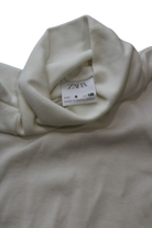 Zara Long-Sleeve T-Shirt, Cream, 8