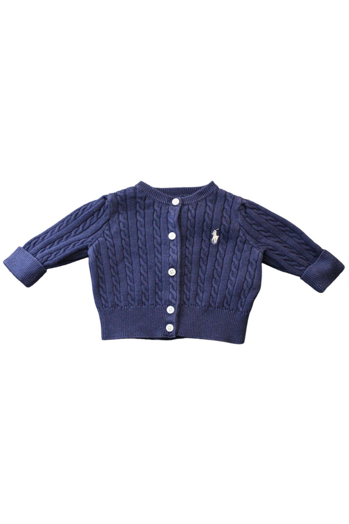 Polo Ralph Lauren Cardigan, Navy Blue, 000