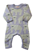 Gorman Playground Romper, Lavender and grey, 00