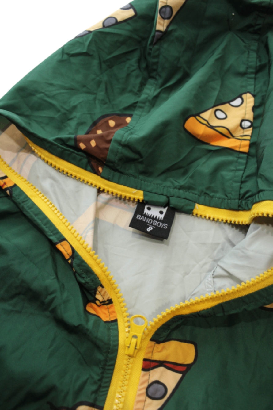 Band of Boys Raincoat, Green, 8
