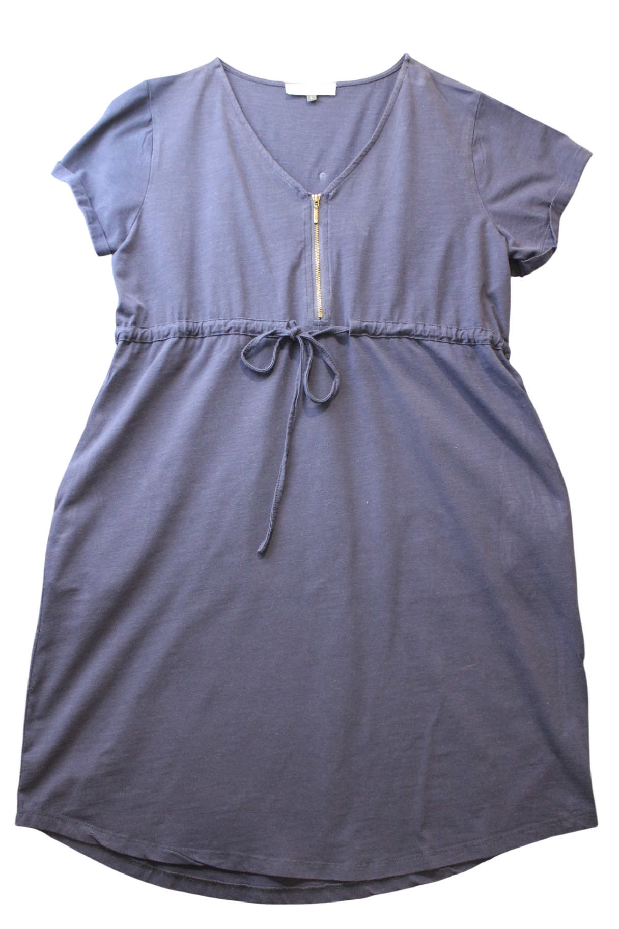 Angel Maternity Maternity Dress, Blue, L