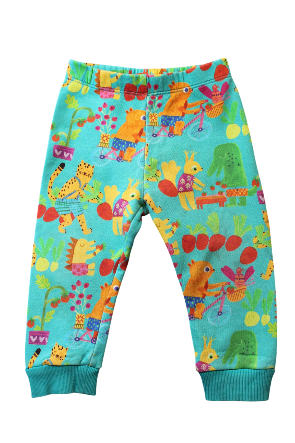 Gorman Playground Pants, Turquoise multicolour, 2