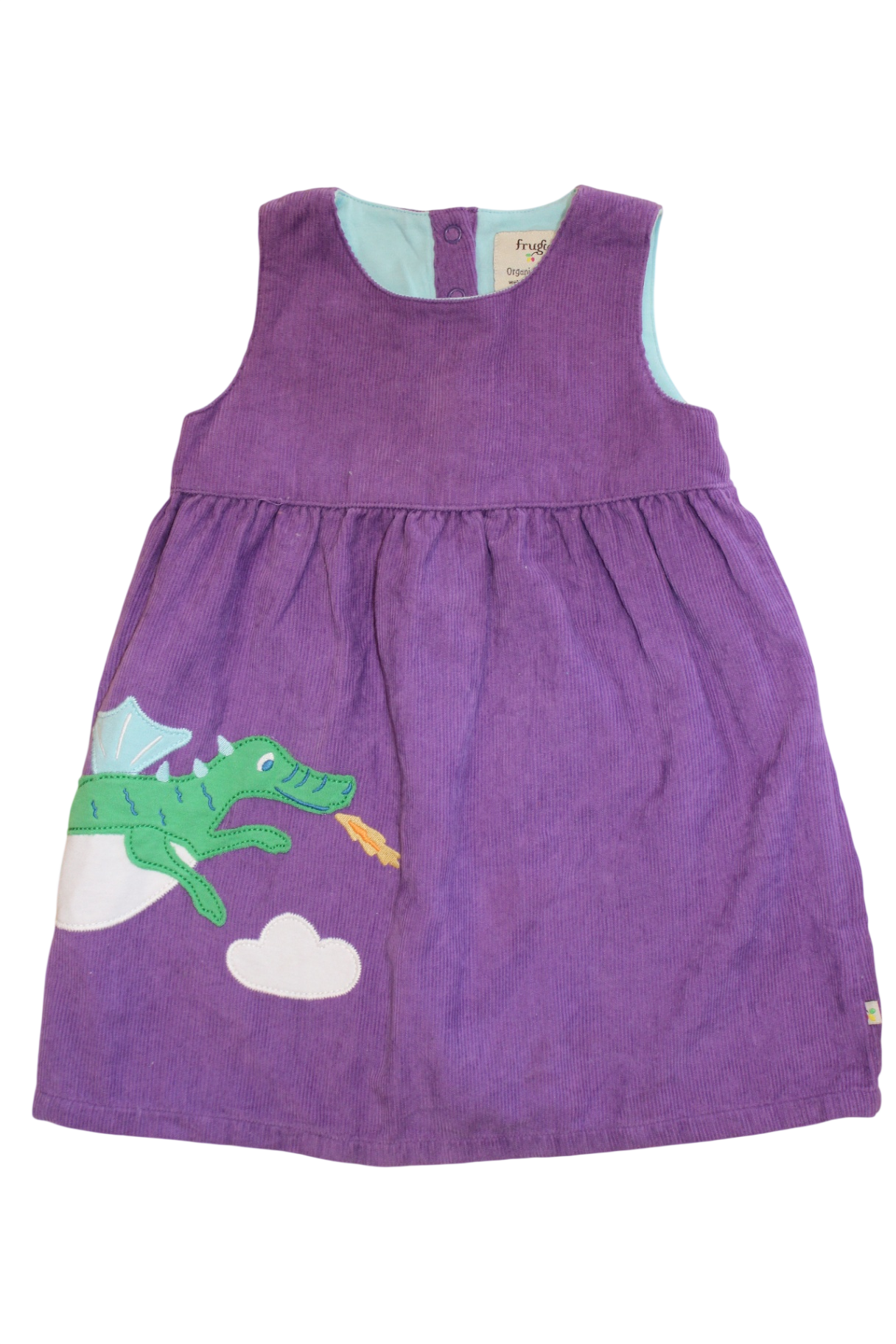 Frugi Dress, Purple, 2