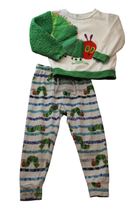 Peter Alexander Pajama Set, Grey, green with hungry caterpillar, 3