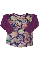 Oishi-m Long-Sleeve Top, Purple Multicolour, 0