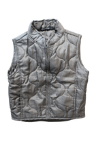 Papoose Puffer Vest, Grey, 1