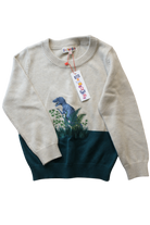 Danger Kids Knitwear, beige/teal, 6-7
