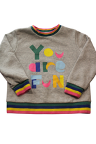 Gorman Playground Jumper, Grey with multicolour accents, 5