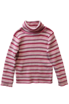 Sprout Long-Sleeve Top, pink stripe, 2