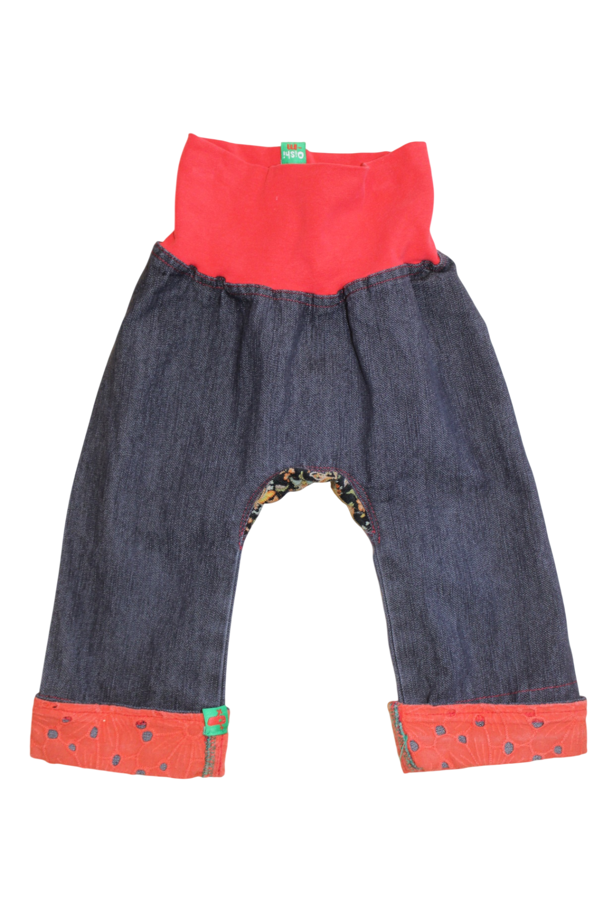 Oishi-m Pants, Blue and Red, 0